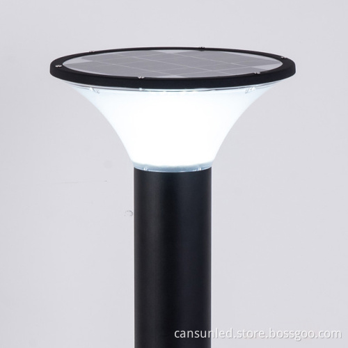 IP65 Airtight Pillar Solar Lights for Outdoor Garden with CCT Adjustability